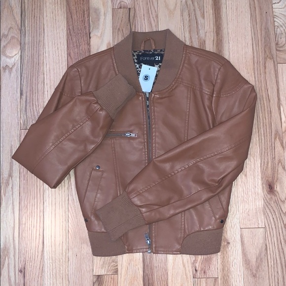 Tan Leather Jacket - Picture 1 of 1